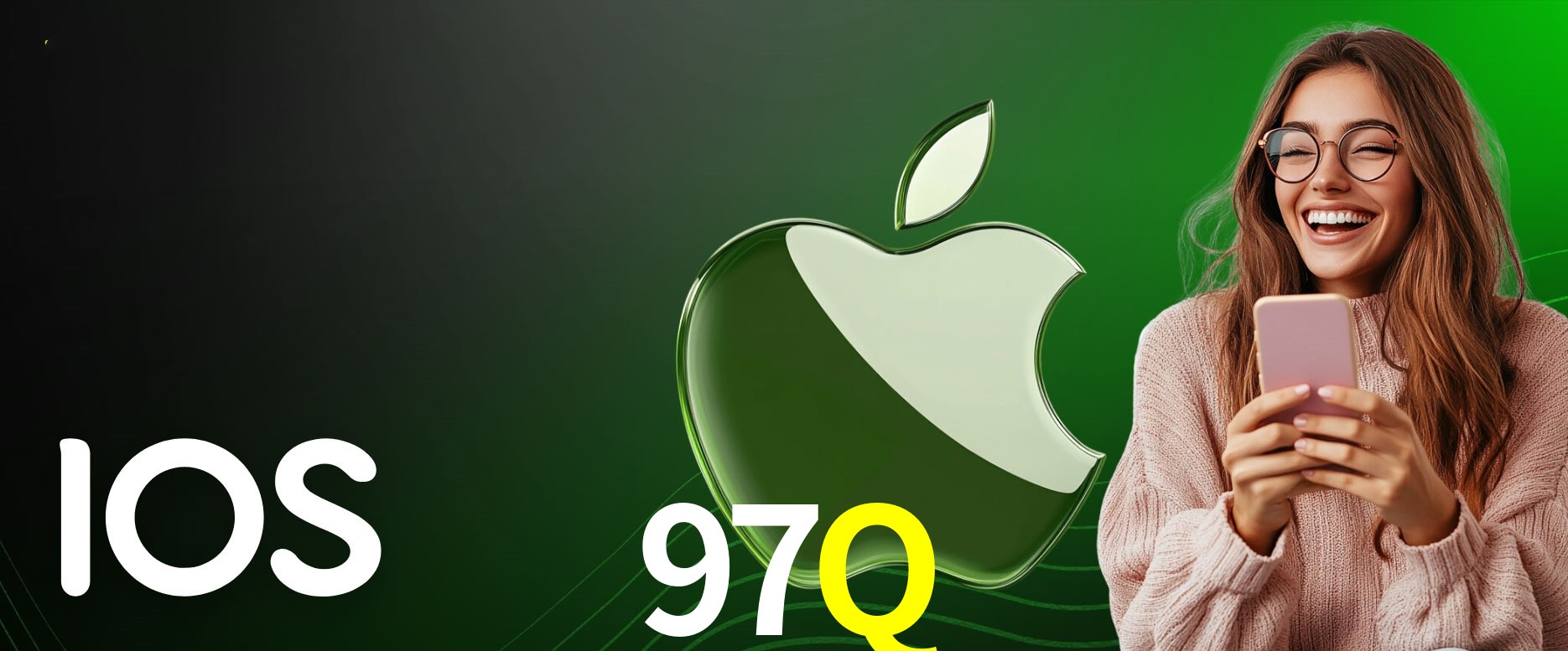 Aplicativo móvel 97Q para iOS e Android
