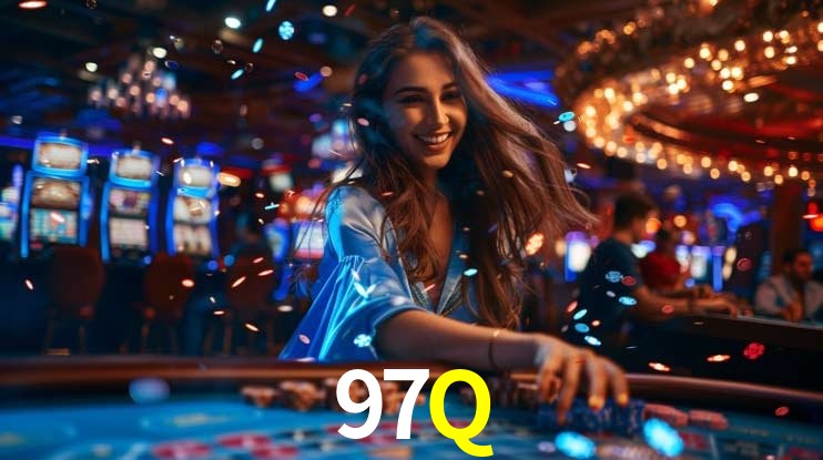 Mulher brasileira concentrada desfrutando de caça-níqueis coloridos em uma atmosfera animada de cassino no cassino 97Q no Brasil 97Q – Descubra a elegância dos jogos de cassino ao vivo para jogadores brasileiros