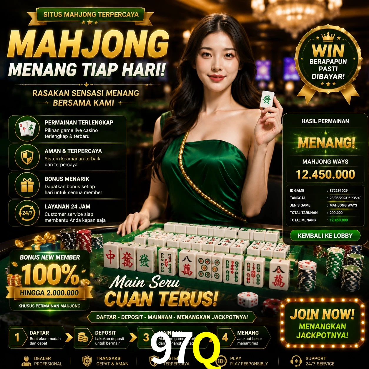 Cashback VIP 97Q - reembolso semanal